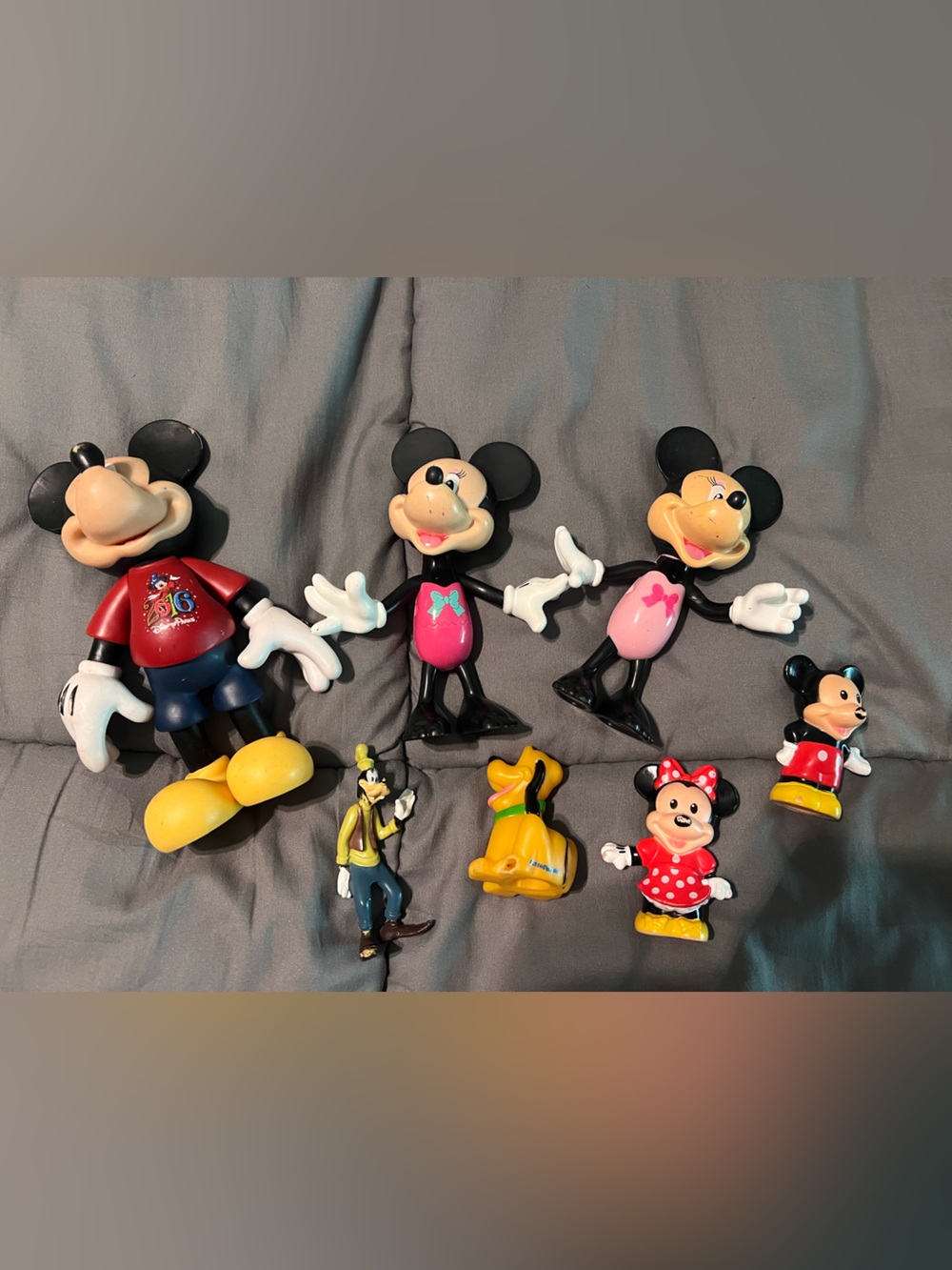 Disney Little People and other plastic toy lot- read description